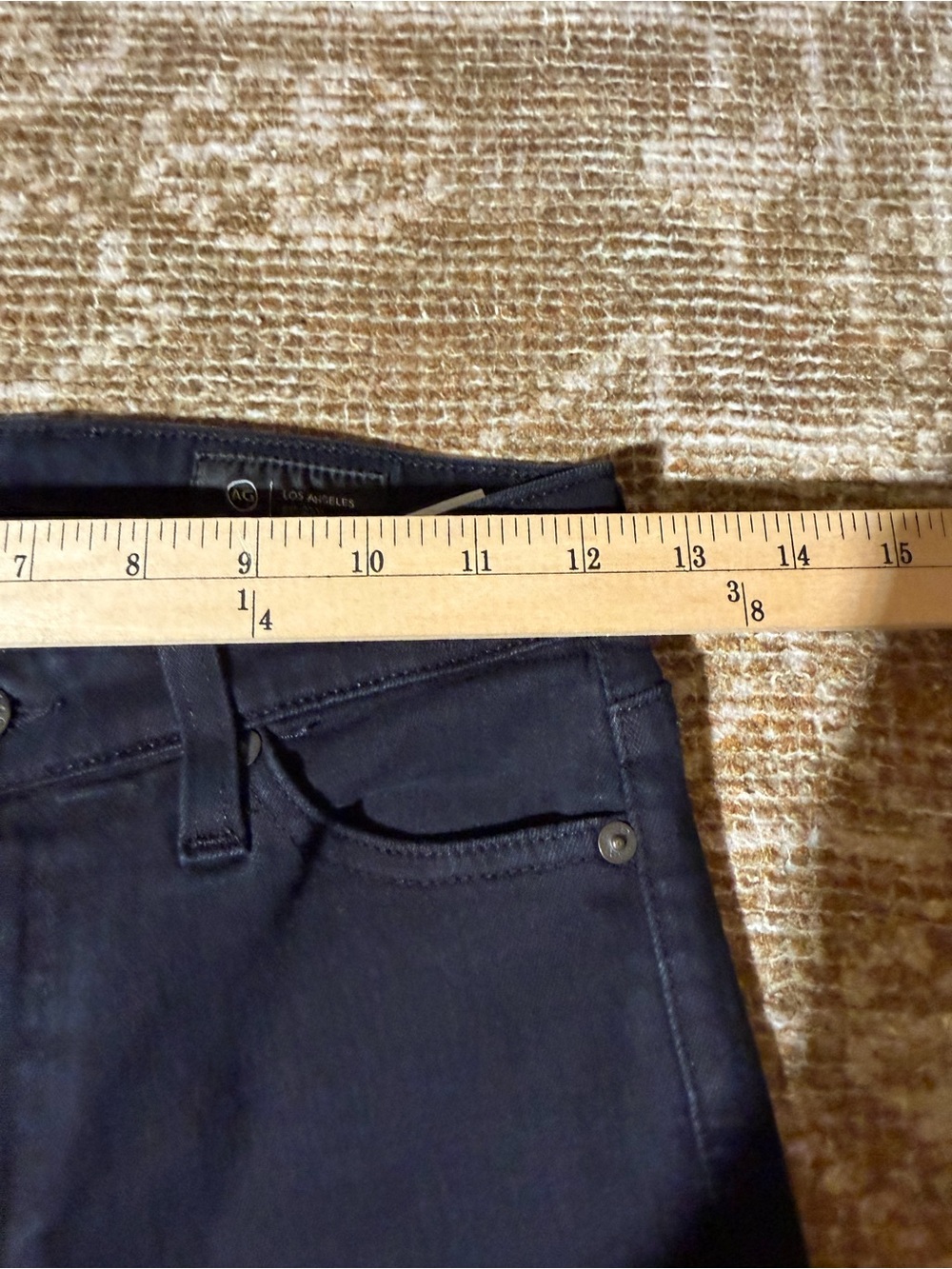 Ag Adriano Goldschmied Slim Straight Jeans - Black - Picture 4 of 8